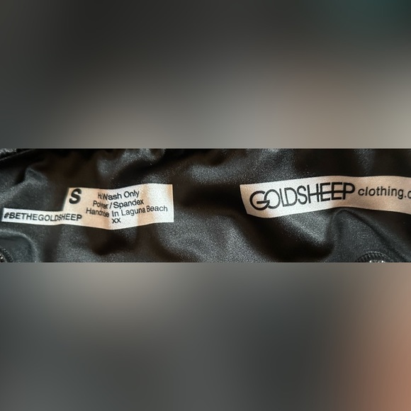 CycleBar GOLDSHEEP Rock Your Ride Workout Leggings Spin Size S - Picture 4 of 4